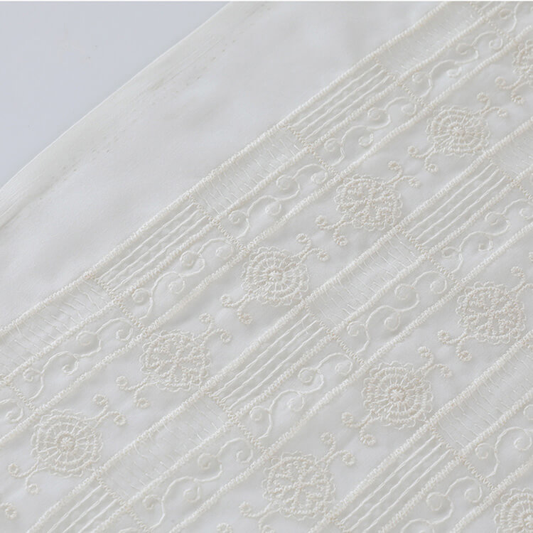 Embroidered Fabric All-Over Women's Polyester for Women's Wear Wholesa 8